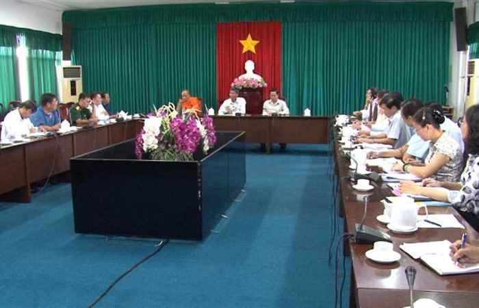 Ủy ban nhân dân tỉnh Sóc Trăng họp bàn với tiểu ban tổ chức các hoạt động của Lễ hội Oocomboc – Đua ghe ngo  