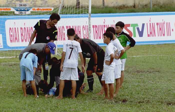 Vòng bảng Bóng đá Nhi đồng tranh CUP STV Đội Vĩnh Thành Vs TT Cù Lao Dung hiệp 2 23-06-2019